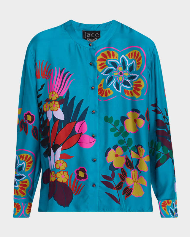 Jacqueline Floral-Print Shirt